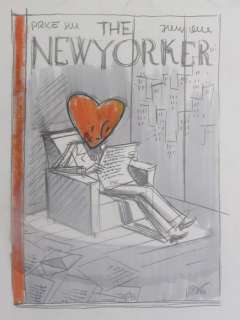 Lapone - The Newyorker  - Projet de couverture originale sur papier japon | Catawiki