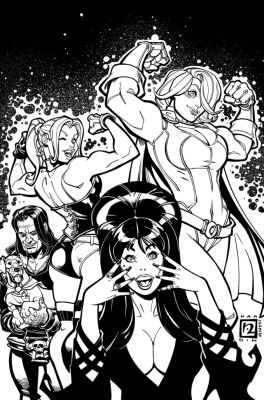 Chad Hardin | Harley Quinn X Elvira #3 | More Great Art
