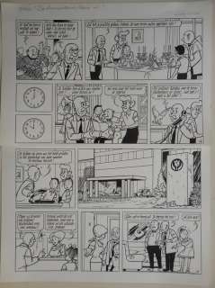 Suske en Wiske - Originele Pagina (p.4) - De mompelende mummie - (1998) | Catawiki