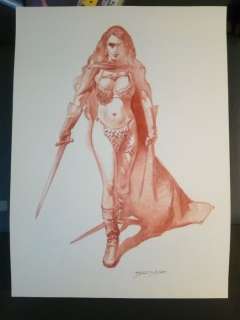 Sanjulian - Dessin original - Red sonja - EO - (2015) | Catawiki