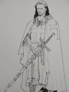Xavier, Philippe - original illustration - Crusader | Catawiki