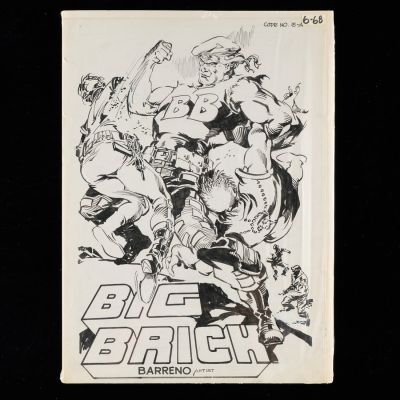 Lot 448 - "Big Brick" Comic Book Cover Illustration | misc / divers
