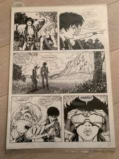 Legs Weaver n. 9 - R. De Angelis - pagina originale - Page volante - Sergio Bonelli - (1996) | Catawiki