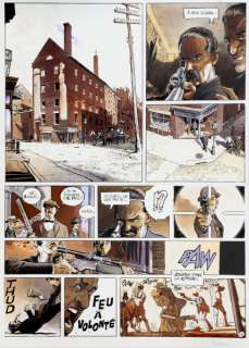 Rossi | W.E.S.T., planche n°23 Ã  l’encre de Chine et Ã  … | Banque Dessinée