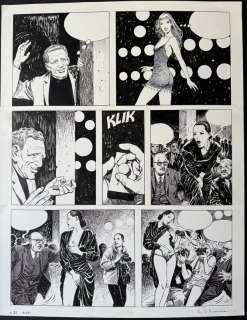 Milo Manara - Planche Originale Declic 4 Avec le Docteur, la Boite & Claudia