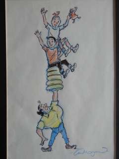 Suske en Wiske - Toren van Gouda - dessin original | Catawiki