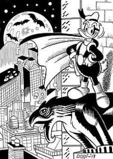  - Paperinik - Sandro Dossi - Disegno originale - EO - (2017) 