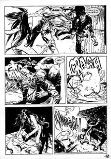 Magico Vento #5 -  Mastantuono - tavola originale "Whopi" - Page volante - (1997) | Catawiki