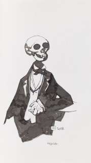 Mike Mignola (1960) | Mike Mignola | "Kościotrup", portret postaci, 2018 | Desa Unicum