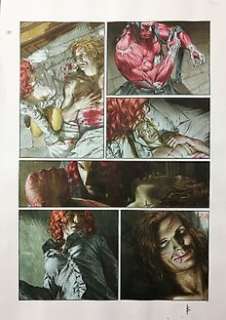  - Saria # 2 - Riccardo Federici - tavola originale "La porta dell‘Angelo" - EO - (2012) 