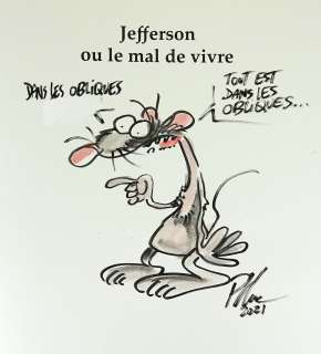 Ptiluc Pacush Blues Superbe... | PTILUC Pacush Blues Superbe dédicace sur l’album Jefferson... | Vermot et Associés