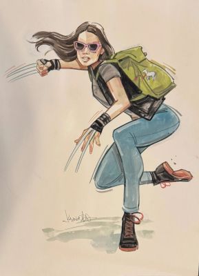 Dafne Keen X-23 (Laura Kinney) by Kagan McLeod | Raremarq (Buy It Now)