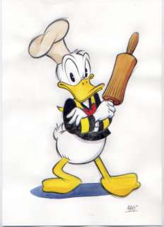 Xavi  (Xavier Vives Mateu) - Original drawing - Donald, ready to cook - (2018) | Catawiki