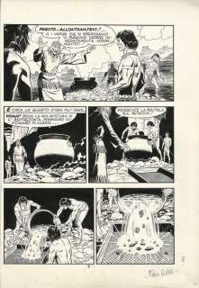 Tex #349 - Fabio Civitelli - original page "Abissi" - EO - (1989) | Catawiki