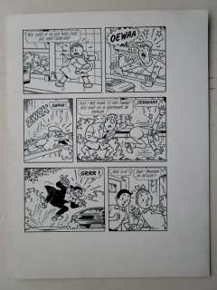 Suske en Wiske - Originele pagina - Suske en Wiske - De gouden friet - (1990) | Catawiki