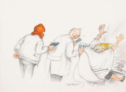 Claude Marcel Louis... | Claude Marcel Louis SERRE (1938-1998) Haut les mains... | Drouot Estimations