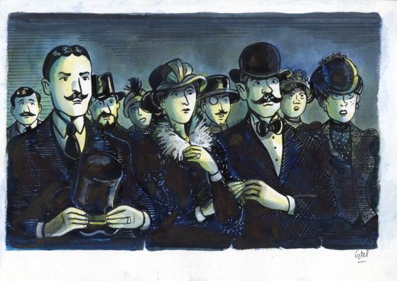 Catel | Alice Guy – Dessin original pour documentaire Arte – R09 | 2DGalleries