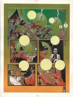 Sesar (Sergio Sarri) - Corto Maltese # 9 - tavola originale "The Shanghai Express Affair" - (1989) | Catawiki