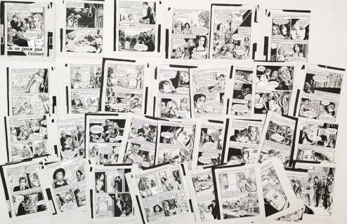 Bande Dessinée Adultes.... | BANDE DESSINÉE ADULTES. FUMENTI. 84 planches à l’encre,... | misc / divers