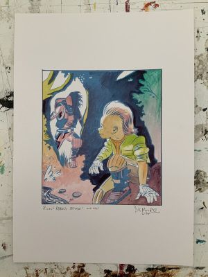 Stewart Kenneth Moore | Clint Wants to Rest (unpublished colour prelim - colour test) | 2DGalleries
