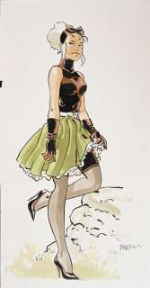 Meynet, Félix (Né... | MEYNET, Félix (Né en 1961) Pin up à la jupe verte.... | Coutau Bégarie