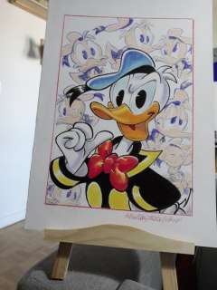 Donald Duck - "Friendly Donald"- "Paperino l’amicone". - Page volante - Umpublié - (2018/2018) | Catawiki