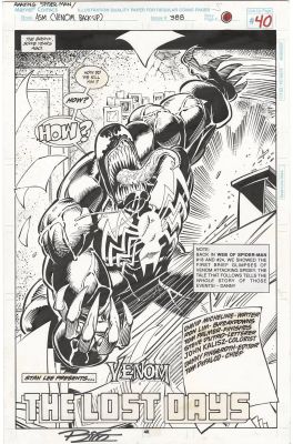 Ron Lim | Amazing Spider-Man #388 p4 (Splash)(Venom) | Nostalgic Investments