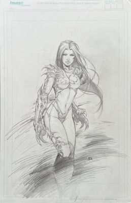 Keu Cha | Witchblade pin up | 2DGalleries