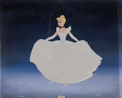 CINDERELLA PRODUCTION ANIMATION 2-CEL SETUP. | Hake’s