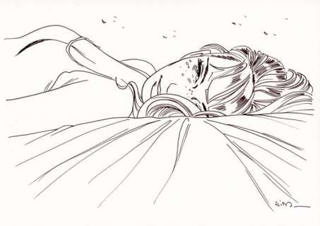 Jim (Thierry Terrasson) - Dessin original - Une nuit Ã  Rome - Marie - (2016) | Catawiki