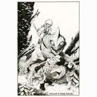 Mark Schultz | Bermuda #4 (IDW) variant cover | Flesk