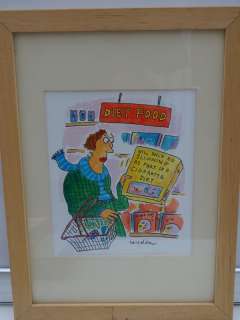 GRIZELDA: Full Colour - Framed and Glazed Original Satirical Cartoon Artwork | Excalibur Auctions