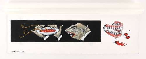 Nicollet Jean Michel Illustration... | NICOLLET Jean Michel Illustration humoristique Gouache Dessin... | Vermot et Associés