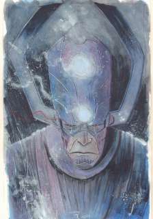 Ben Templesmith - Galactus painted art commission - 2019 signed