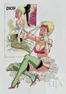 Gursel/Maribel. Dessin original realise en hommage a… | Dagoty