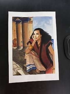  - Messara - Planche originale - Terpant Jacques, couverture de l‘intégrales - (2018) 