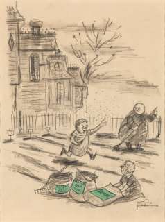 Lot 153 - CHARLES ADDAMS (1912-1988) Seeding The Garden.