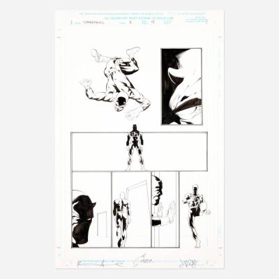 Lot 117 - Joe Quesada and Jimmy Palmiotti, Daredevil #3 Story Page 15 Original Art (Marvel Knights, 1999) | Landry Pop Auctions