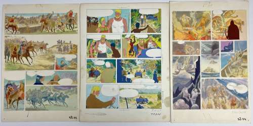 * Cuvelier/Franz... | * Cuvelier/Franz - Ensemble de 3 mises en couleurs... | Tessier Sarrou