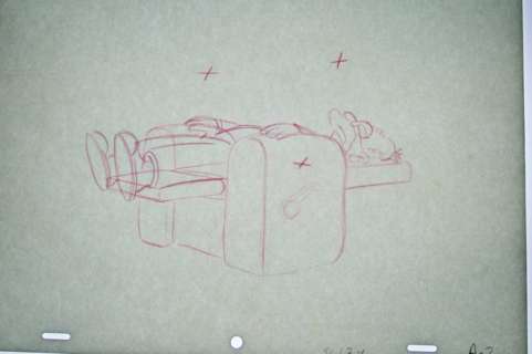 The Simpsons -  - Original Animation Production Drawing - - Matt Groening - (1989/1999) | Catawiki