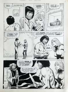 Juan Zanotto - tavola originale "Thag" - Page volante | Catawiki