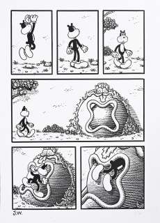Woodring, Jim (Né... | WOODRING, Jim (né en 1952) Frank. Planche à l’encre... | Coutau Bégarie