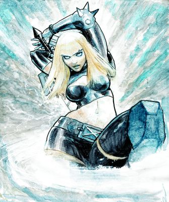 Eric Koda | Magik 8x10 Mixed Media Illustration | Raremarq (Buy It Now)