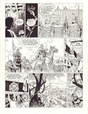 Lot 605 - Hermann. Planche originale Bois Maury | BDEnchères