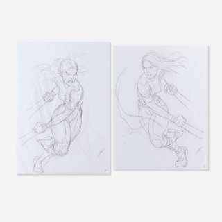 Lot 341 - Mike Choi, X-23 Original Art Lot of 2 (Marvel Comics)