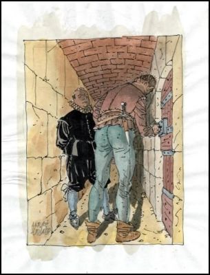 Lot 250 - Juillard. Croquis de case original Les 7 vies | BDEnchères