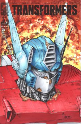 Criss Madd | Transformers #13 Sketch Cover Optimus Prime | Raremarq (Buy It Now)