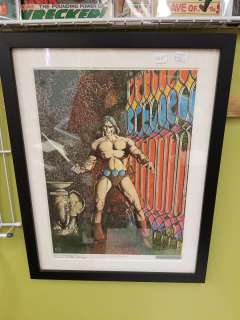 Barry Windsor Smith Conan Of Cimmeria Color Signed Limited Print 1975 Gorblimey Press #383 of 500 HTF | East Bay Comics