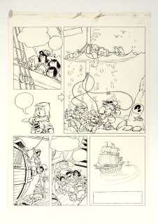 Cezard Surplouf Planche... | CEZARD Surplouf Planche d’une aventure publiée dans... | Vermot et Associés