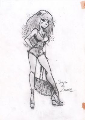 Dragan de Lazare - Illustration originale Rubine | Galerie des bulles